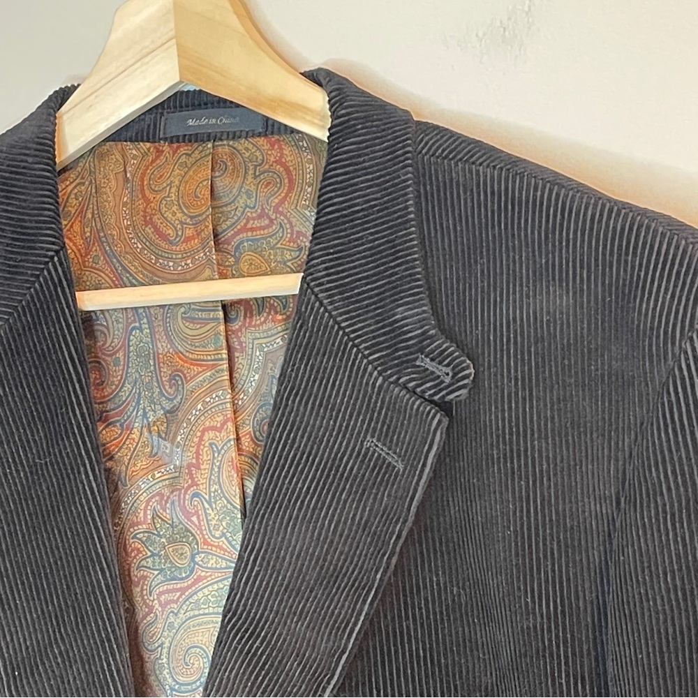 Lauren Ralph Lauren Black Corduroy Blazer - Picture 4 of 9